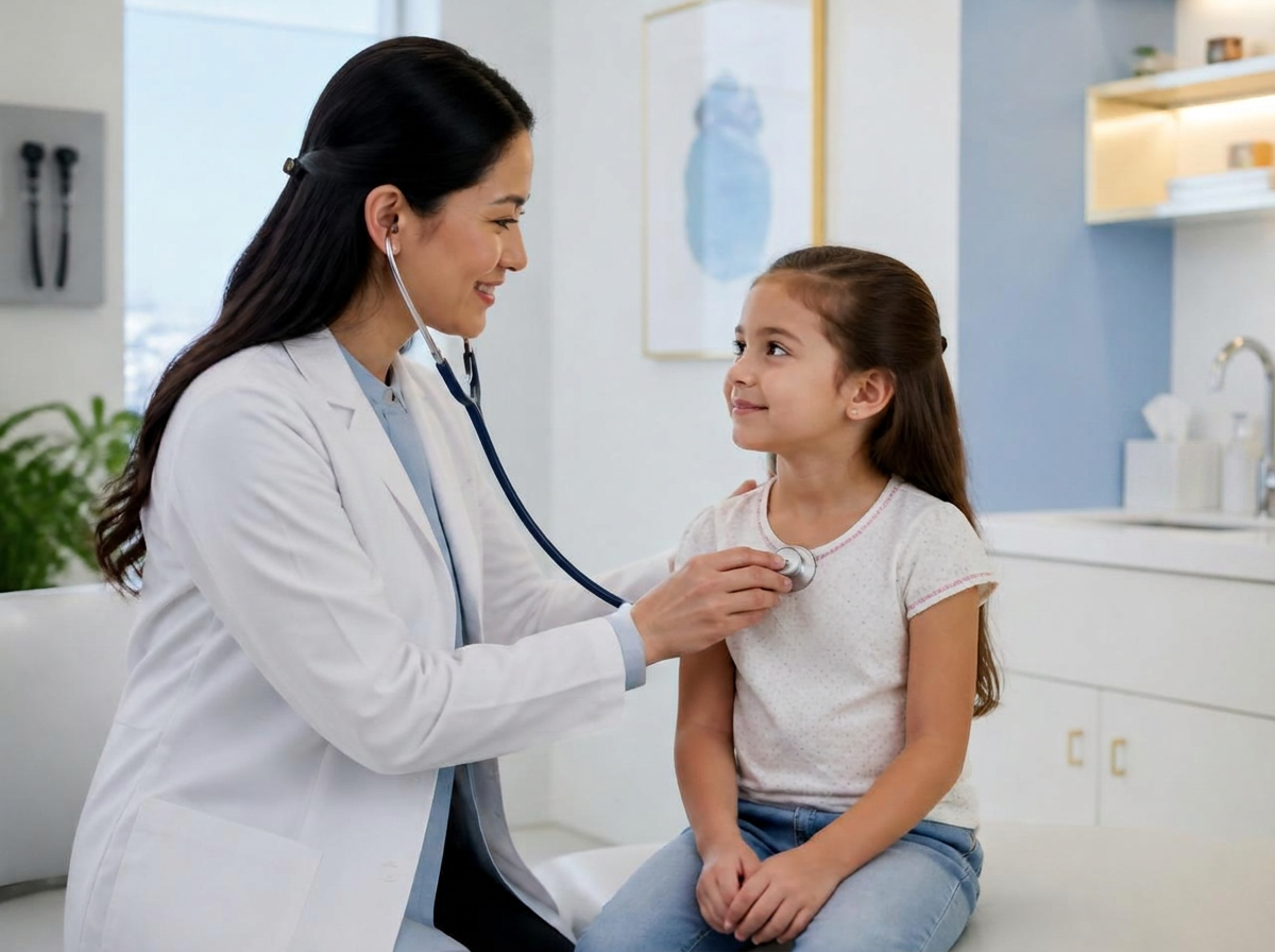 Ilustração médica — Pediatria